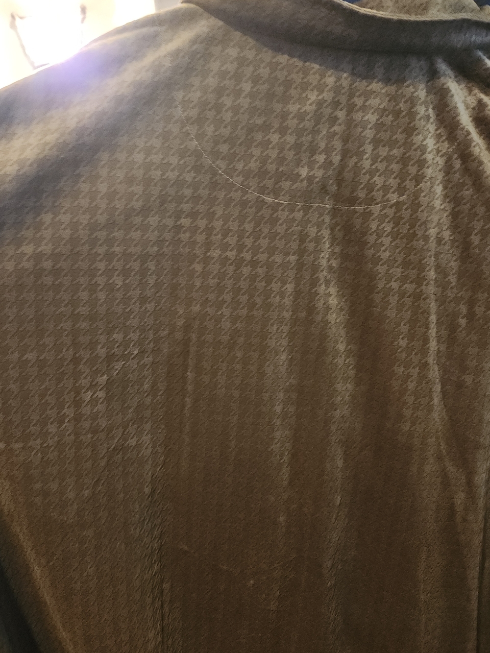 Silversilk Men's Brown Patterned Zip-Front Shirt Jacket and pants - Picture 5 of 5
